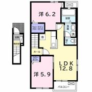 サンヴェール 蔵波 2の間取り画像