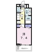 ガルデニア Ⅱの間取り画像
