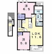 サンヴェール 蔵波 10の間取り画像