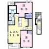 サンヴェール 蔵波 10の間取り画像
