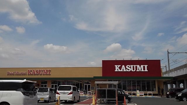 近くのカスミ古河丘里店まで850m（徒歩11分）