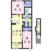 ル ヴァン ヴェールの間取り画像