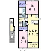 ル ヴァン ヴェールの間取り画像