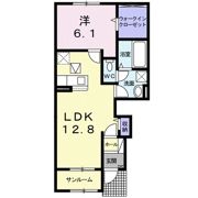 クレメント東九条Aの間取り画像