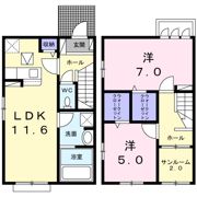 戸建 桜森2丁目の間取り画像