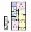 アグレアーブルBの間取り画像