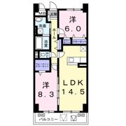 ムーンヒルズ大阪の間取り画像