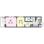 シャルマン東寺南Ⅲの間取り画像