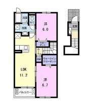 オーブ荒塚の間取り画像