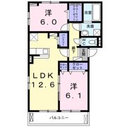 ラフィネTMⅢの間取り画像
