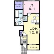 WesterlyGardenⅡの間取り画像