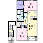 クルール・クレールⅡの間取り画像
