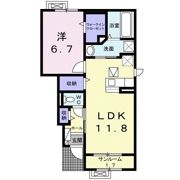 ドリーマーズ Bの間取り画像
