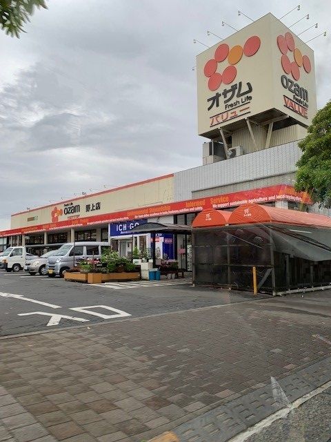 近くのオザムバリュー野上店まで600m（徒歩8分）