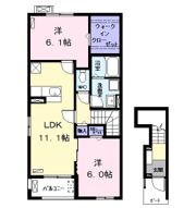 アシエボルシュクセⅡの間取り画像