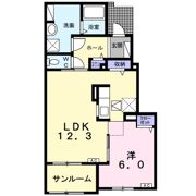 アロッジオ Ⅲ番館の間取り画像