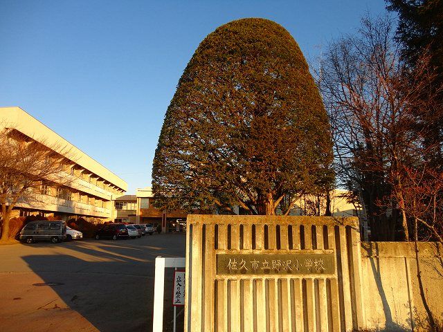 近くの佐久野沢小学校まで400m（徒歩5分）