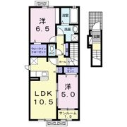 メルベイユ Ⅱの間取り画像