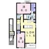 メゾンシャルマン錦の間取り画像
