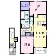 リリーベルの間取り画像