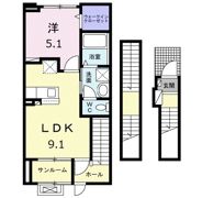 サラの間取り画像