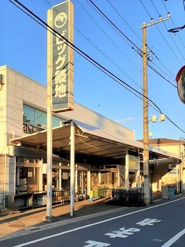 近くのビッグ築地まで320m（徒歩4分）
