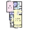 ミヤ リージア Ⅱの間取り画像