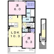 トモコ．Ⅲの間取り画像