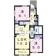 アムール Ⅲの間取り画像