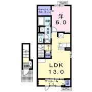グレイス Bの間取り画像