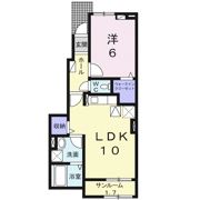 クレール愛西の間取り画像