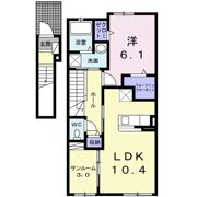 ビューシティ泉 Ⅴの間取り画像