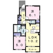 リバレイン ヒロの間取り画像