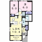 ユア コルクーレ Ⅱの間取り画像
