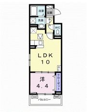 ホワイトセイルⅡの間取り画像