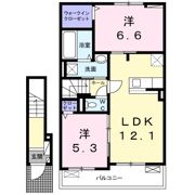 パストラル香音 Ⅱの間取り画像