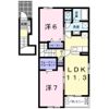 クレマシーAの間取り画像