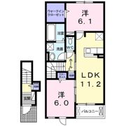 Yフォレスト八日市Ⅱ－Bの間取り画像