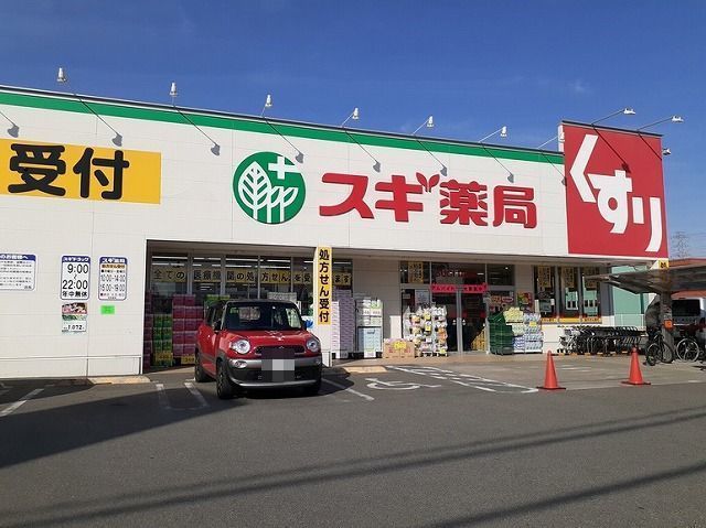 近くのドラッグストアまで750m（徒歩10分）
