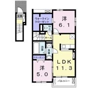 セントラルアベニューの間取り画像