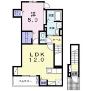 ブライトレジデンス Aの間取り画像