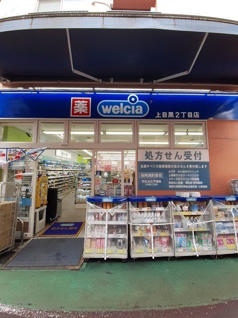近くのwelcia 上目黒2丁目店まで290m(徒歩4分)