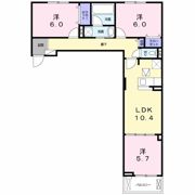 ベルメゾンレーヴの間取り画像