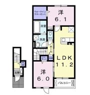 フロレゾン Bの間取り画像