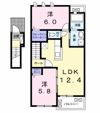 ソレイユ Ⅰの間取り画像