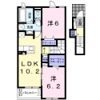 リヴァージュBの間取り画像