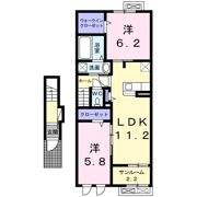 ロンベルジュ Ⅰの間取り画像