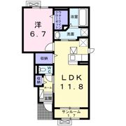 ロンベルジュ Ⅱの間取り画像