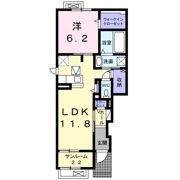 ロンベルジュ Ⅲの間取り画像