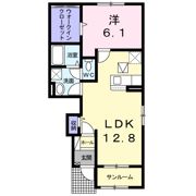 サンフローラの間取り画像